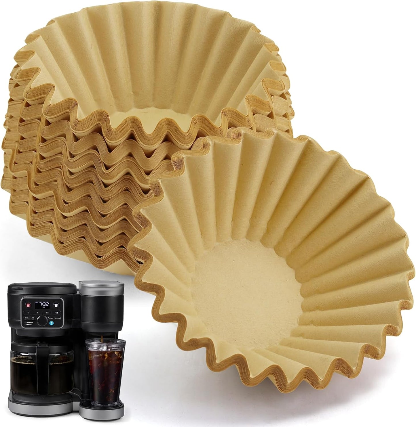Filtros café papel comp Keurig Duo 200 pzas tazón profundo