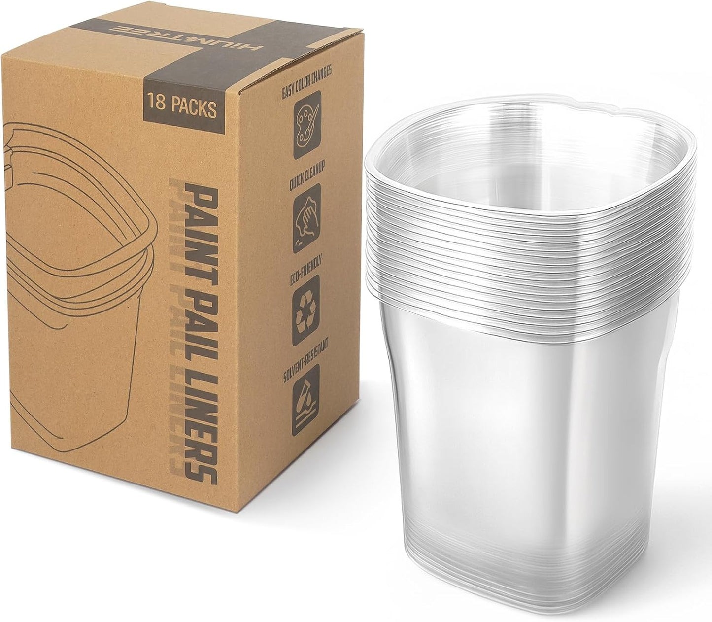 18 Revestimientos para Cubos Pintura Capacidad 1qt