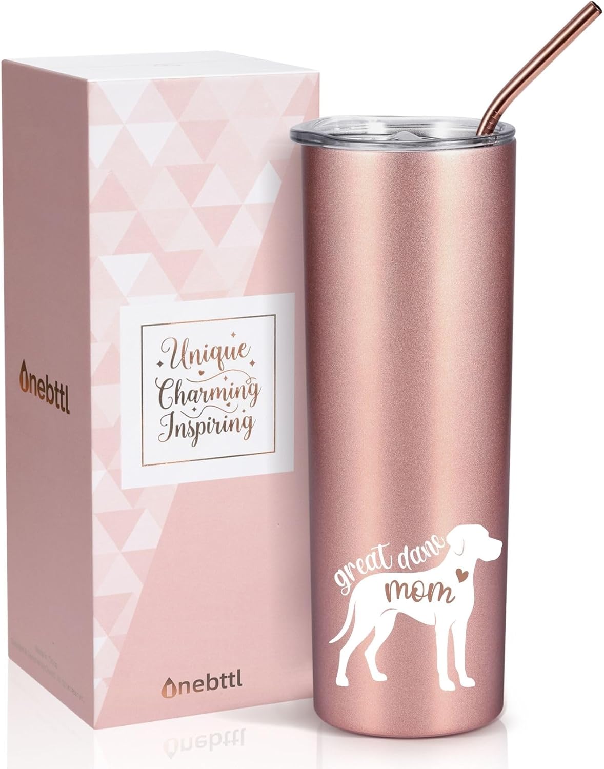 Vaso térmico acero inox delgado 20oz para mujer