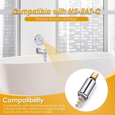 Kit 4 cartuchos ducha comp MS-5AT-C para grifos mixet