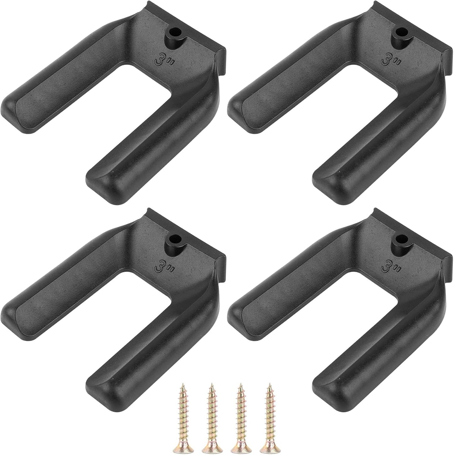 4 Pzas Frenos Ruedas Muebles Negro