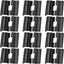 24 Pzas Clips Bloqueo Estanteria Alambre para Poste 3/4pulg