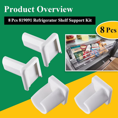 Kit soporte estante refrigerador comp Whirlpool Maytag KitchenAid