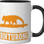 Taza Cerámica Binturong Negro/Blanco
