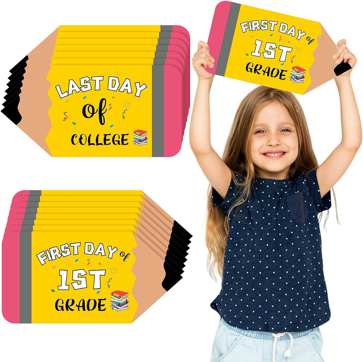 16 Carteles Escolares Doble Cara Reutilizables Niños Niñas
