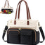 Bolsa almuerzo mujer soporte taza comp laptop 17.3pulg negra