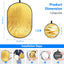 Reflector 24x36pulg 5en1 plegable translúcido estudio