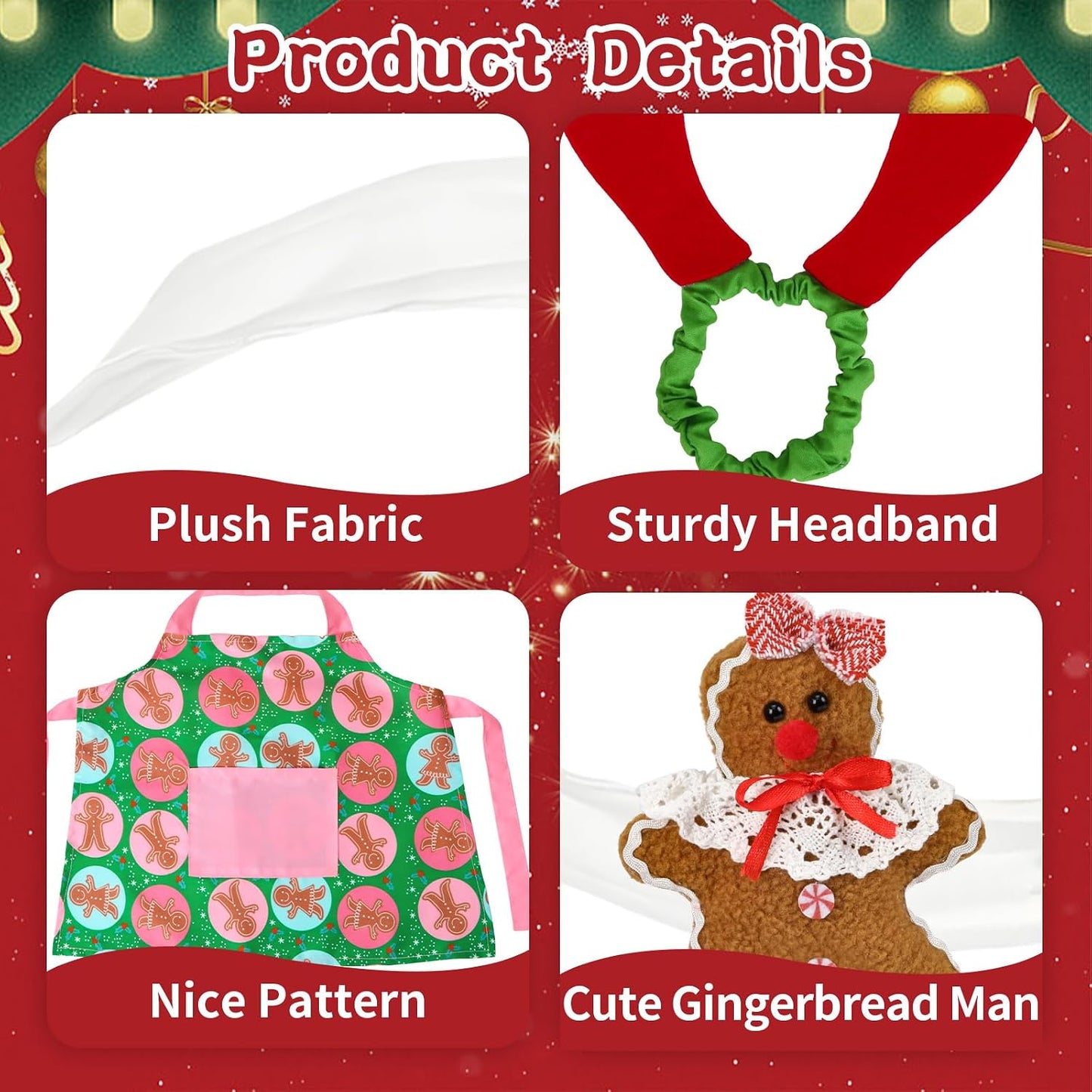 Ropa ganso Navidad para estatua plástico 17-23pulg