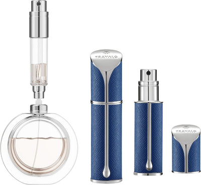 Botella perfume recargable vaporizador viaje para mujer y hombre