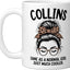 Taza Cerámica para Niña con Nombre Cool en Blanco