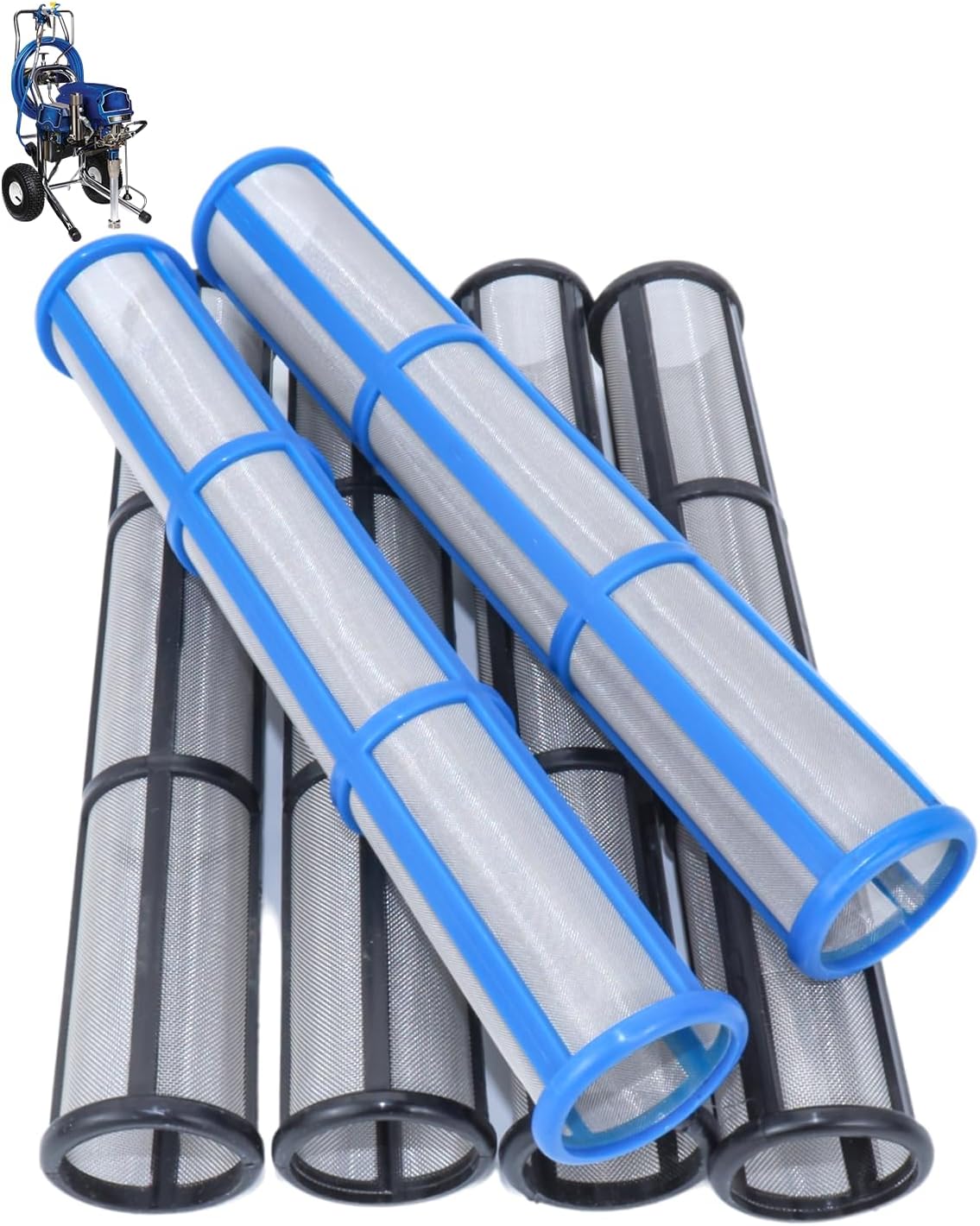4 Filtros Colectores Malla 60/100 Comp Graco