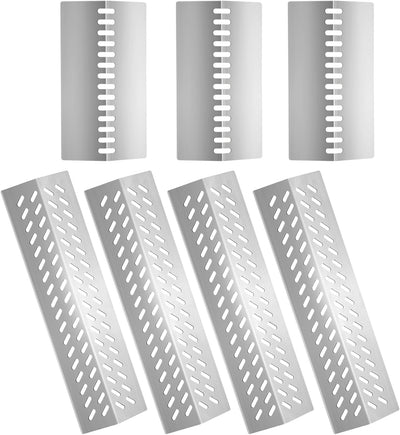 4 Barras Acero Inox y 3 Protectores Calor para Parrilla Bull