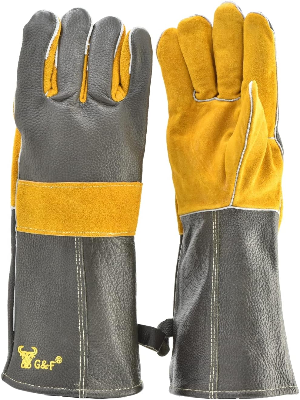 Guantes piel grano ra gamuza talla única