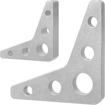Escudetes soldados A572 Gr50 3x3x1/4" set 4