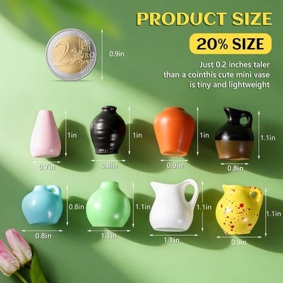 8 imanes de nevera con flores artificiales para cocina y oficina