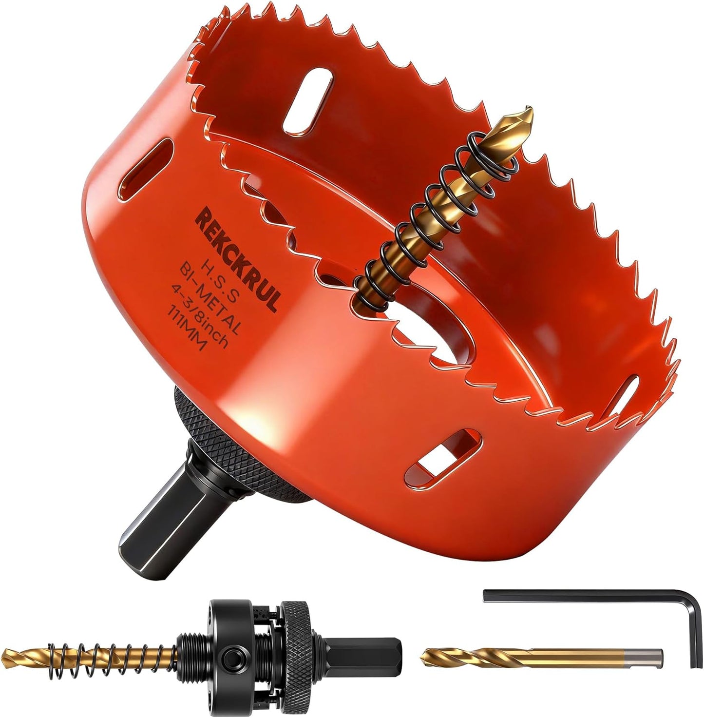 Broca HSS M42 bimetálica 8% cobalto para madera metal