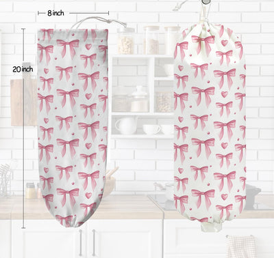 Soporte bolsas plástico lazo organizador cocina decoración limones