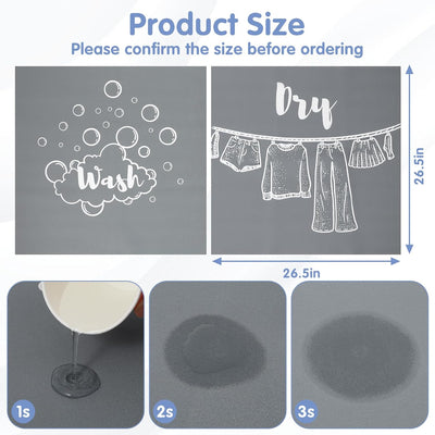 Fundas protectoras lavadora secadora antideslizantes 26x26pulg