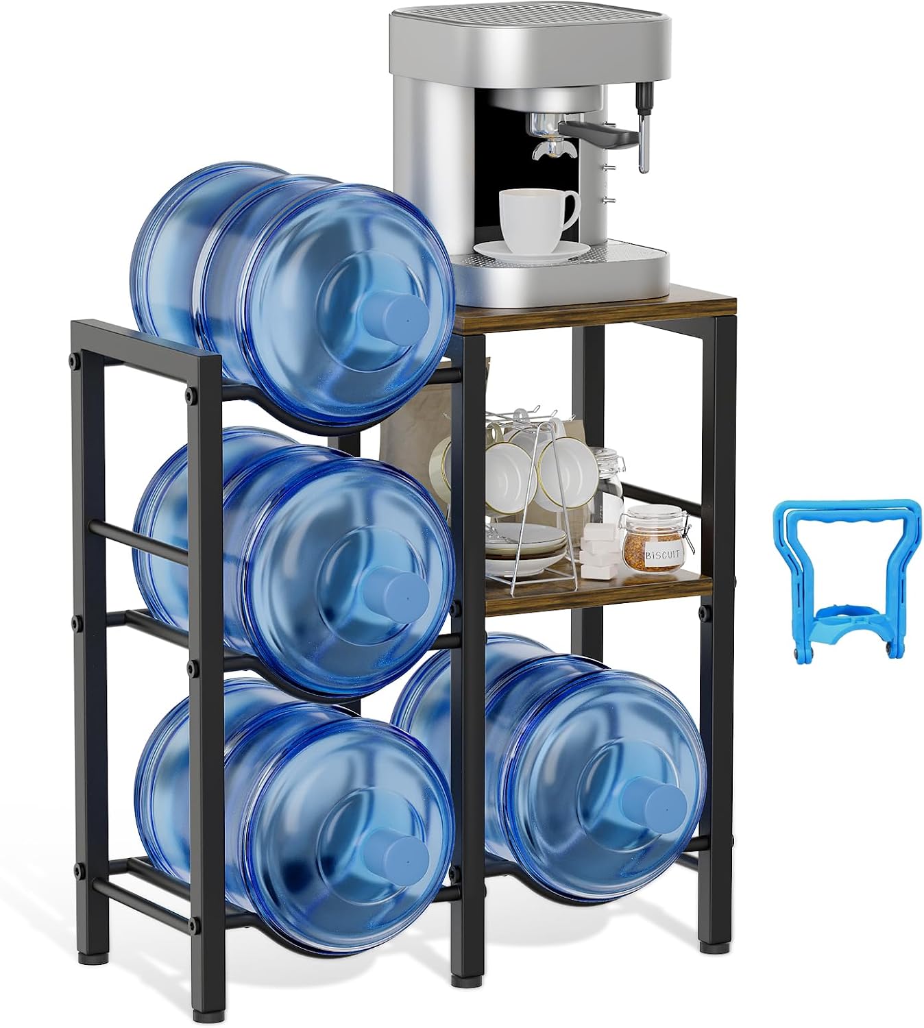 Soporte jarra agua 5gal antideslizante hogar oficina