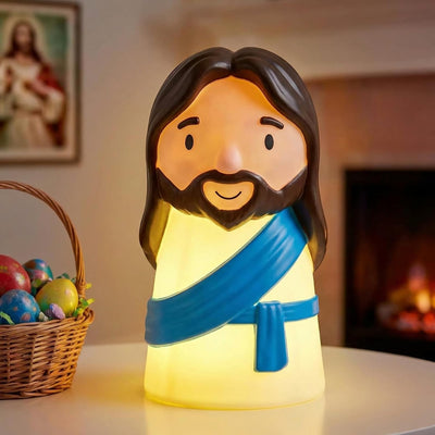 Luz nocturna cristiana regulable tactil USB para bautizo y comunión