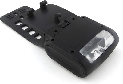Luz LED parrilla montaje mango color negro