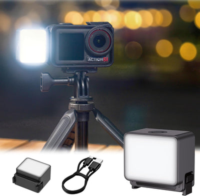 Luz LED magnética para DJI Osmo Action 5 Pro recargable IPX5