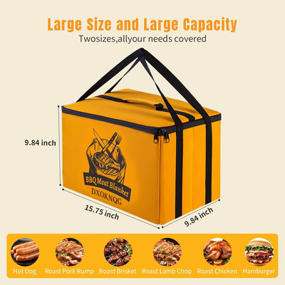 Bolsa comida aislada para barbacoa 5 capas plegable impermeable