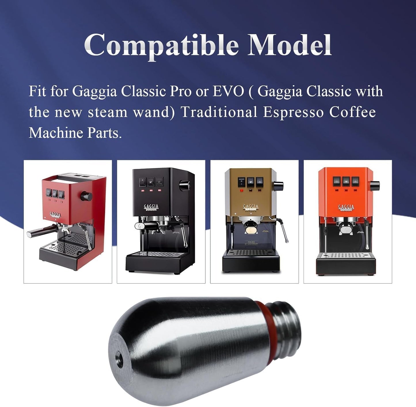 Punta vapor un solo agujero comp Gaggia Classic Pro