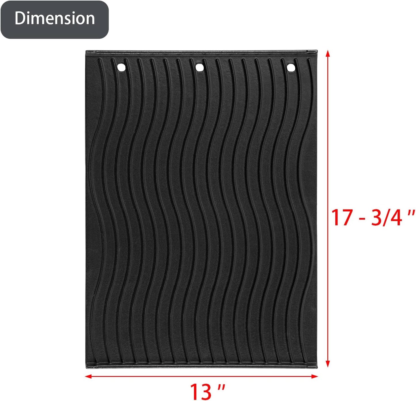 Placa Griddle Hierro Fundido Reversible para Napoleon Prestige 500