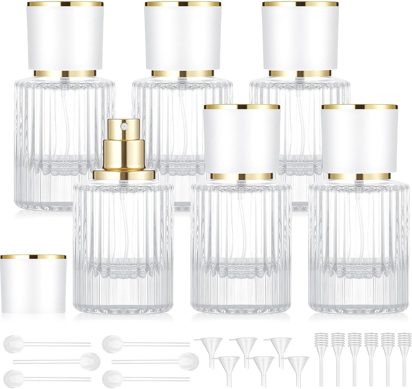 6 Botellas Vidrio Perfume 3.4oz Recargables Fabricantes