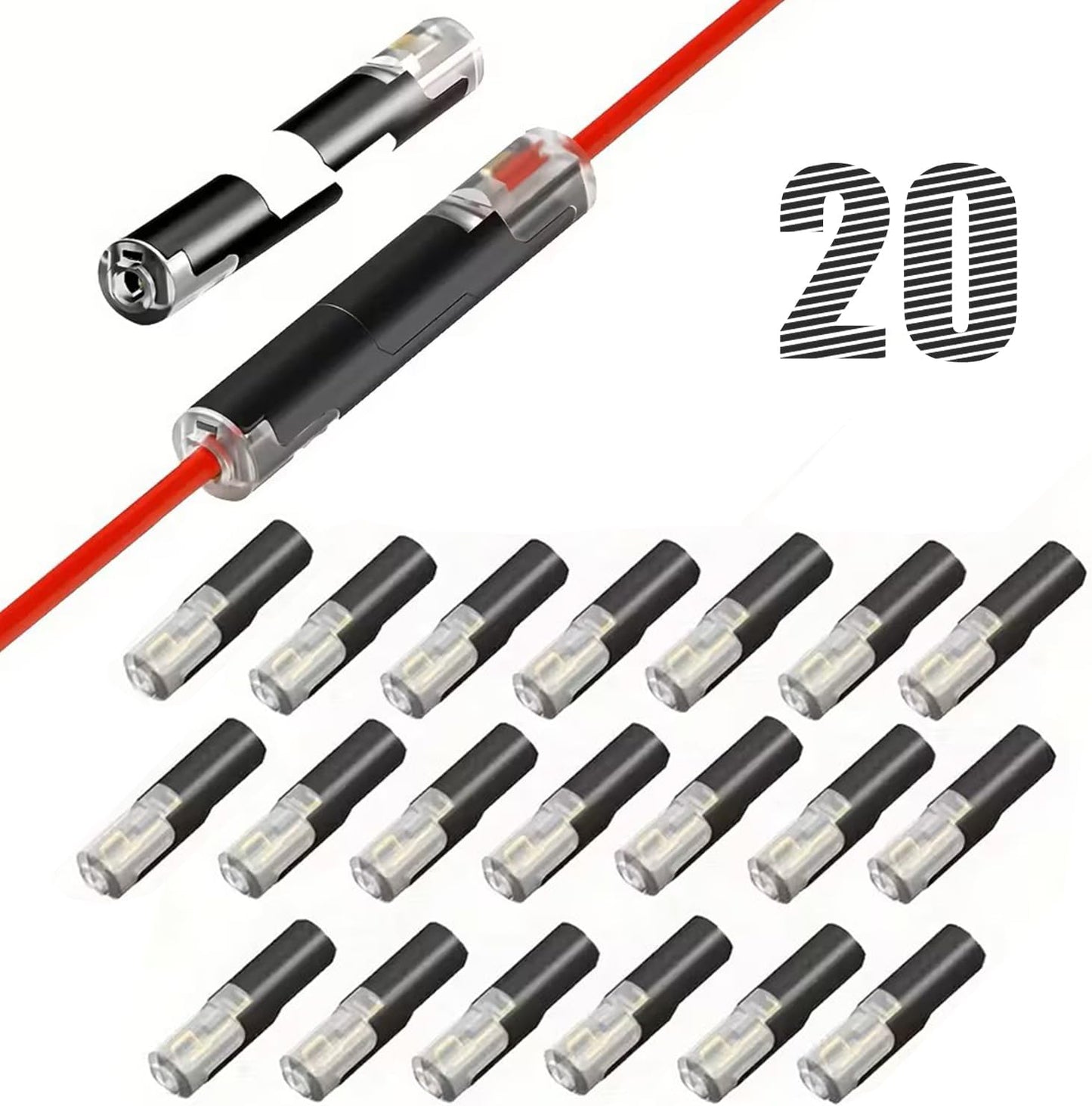 Conectores LED enchufable AWG 20-24 clavija universal
