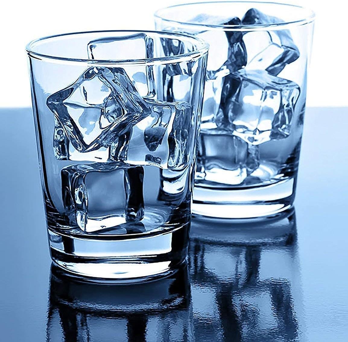Cubos hielo acrílico transparente 1 pulgada forma cuadrada