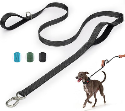 Correa perro duradera con clip metal reflectante 4-8ft