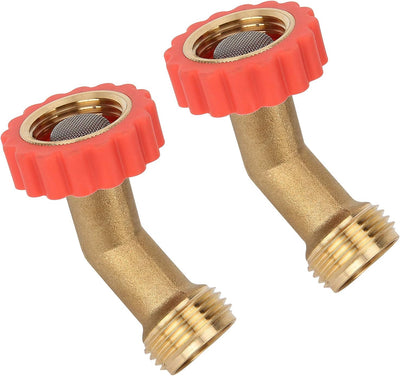 Codo manguera 45 grados para caravana sin plomo filtro agua pack 2