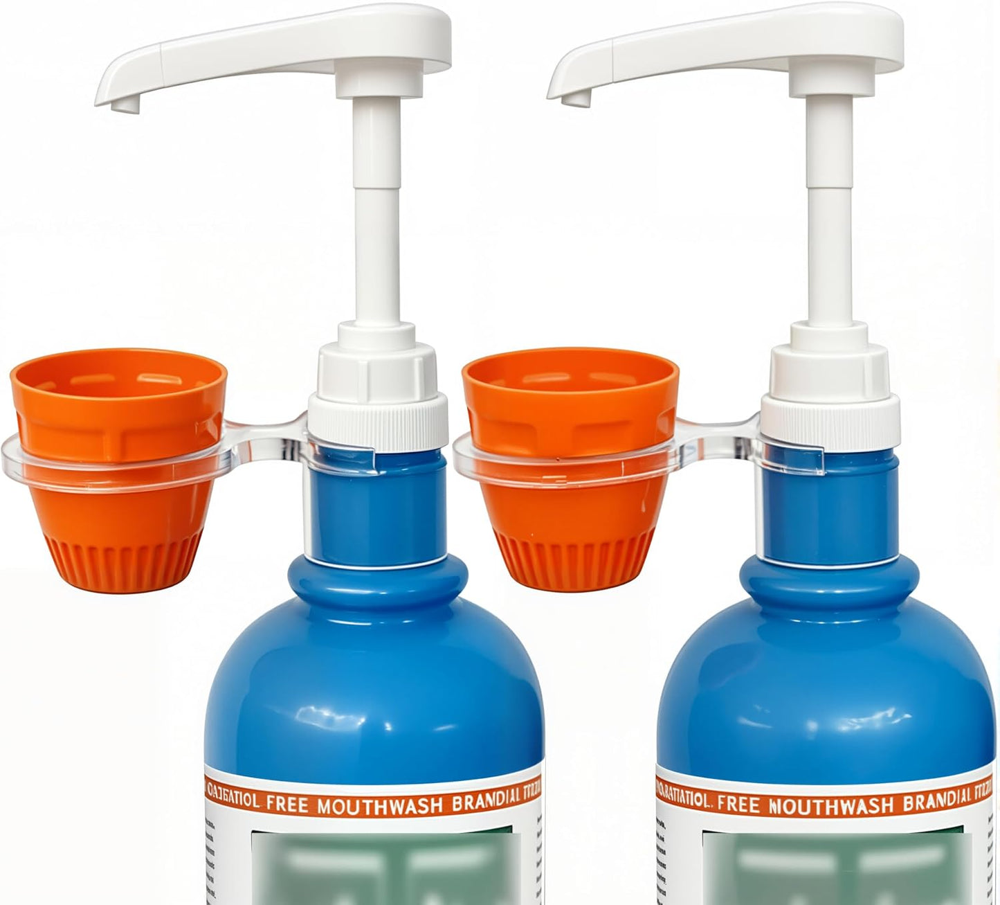 Dispensador enjuague bucal con soporte para TheraBreath 16oz set 2