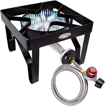 Quemador propano 200K BTU regulador ajustable manguera acero