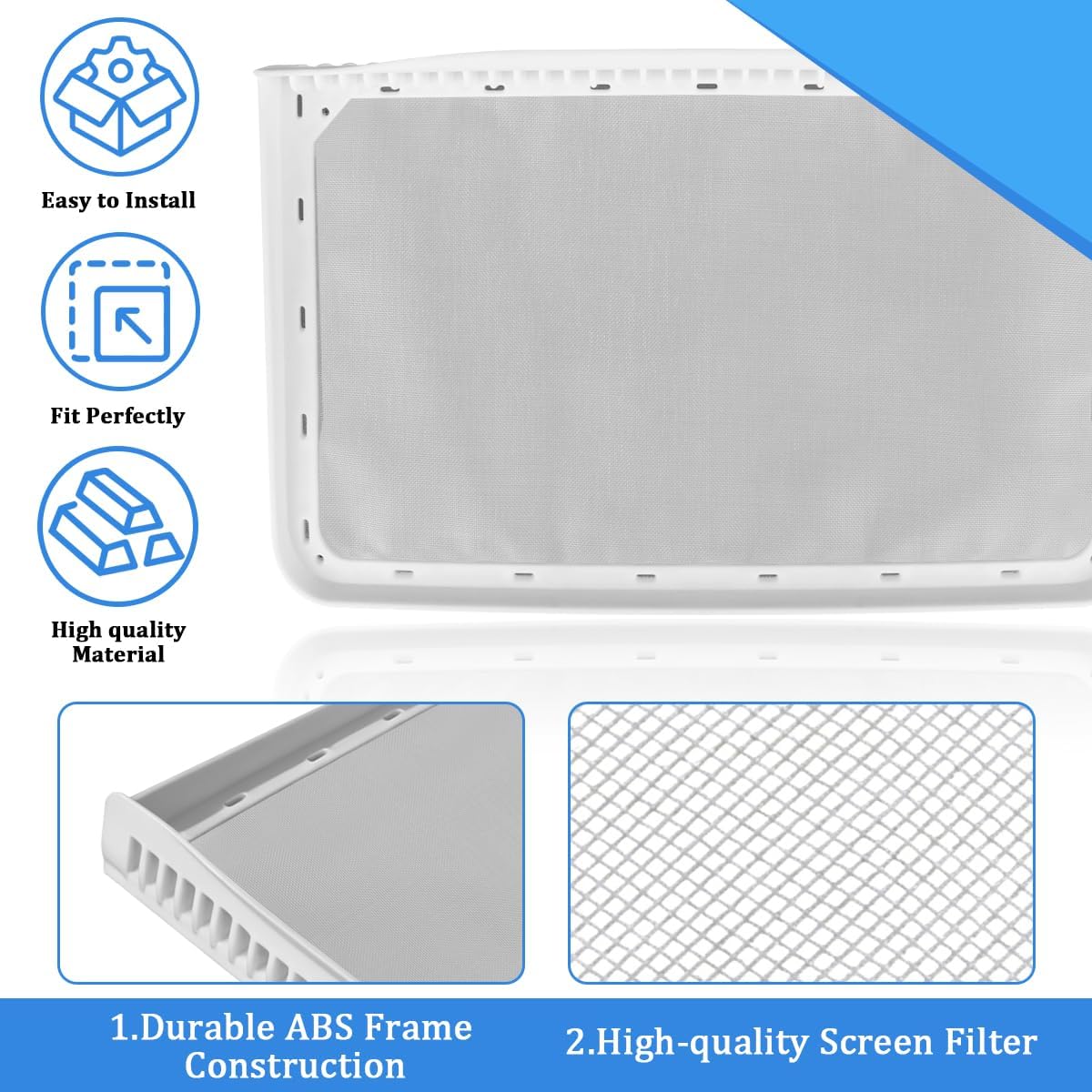 Pantalla filtro pelusa secadora Whirlpool