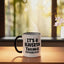 Taza cerámica Beaverton Lovers en negro/blanco