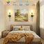 Lámpara pared inalámbrica 24.8pulg RGB con control remoto
