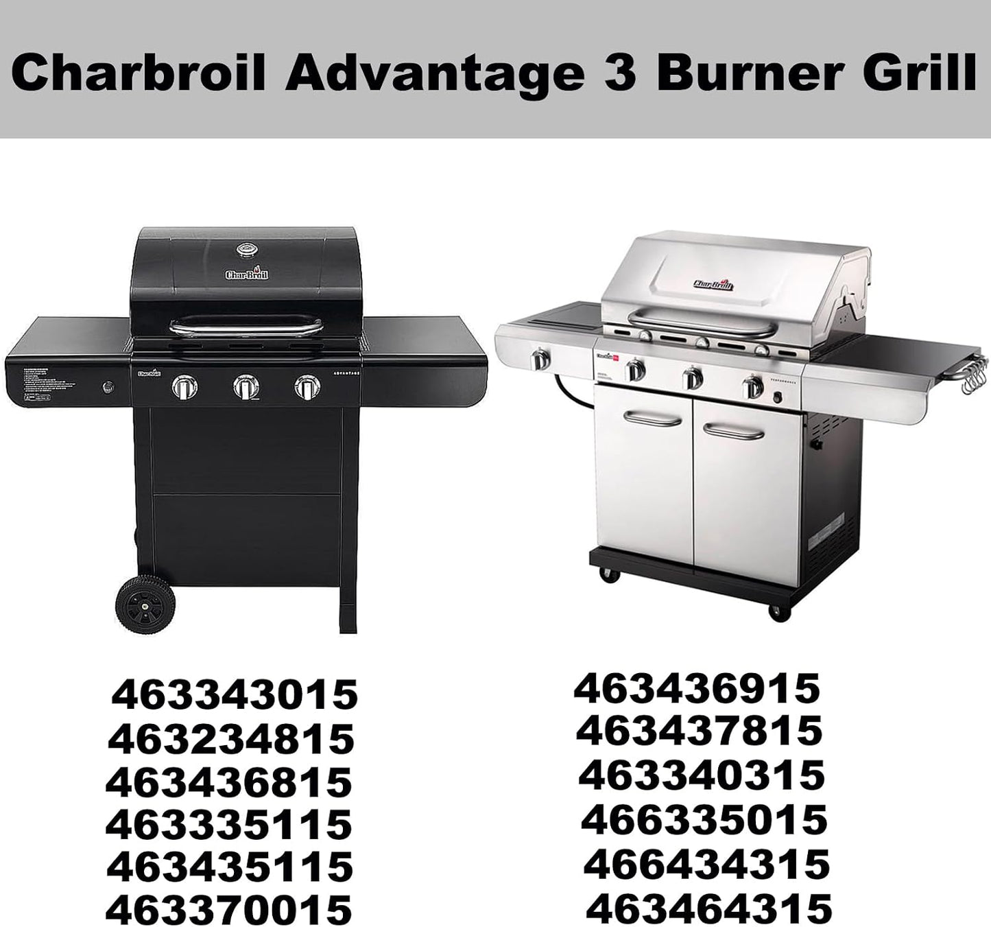 Repuesto placas calor quemadores Charbroil Advantage 3