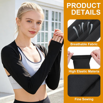 2 Fundas Brazos Transpirables Mujer para Golf Deporte