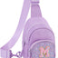 Bolsa cruzada personalizada para niña con iniciales Lavender