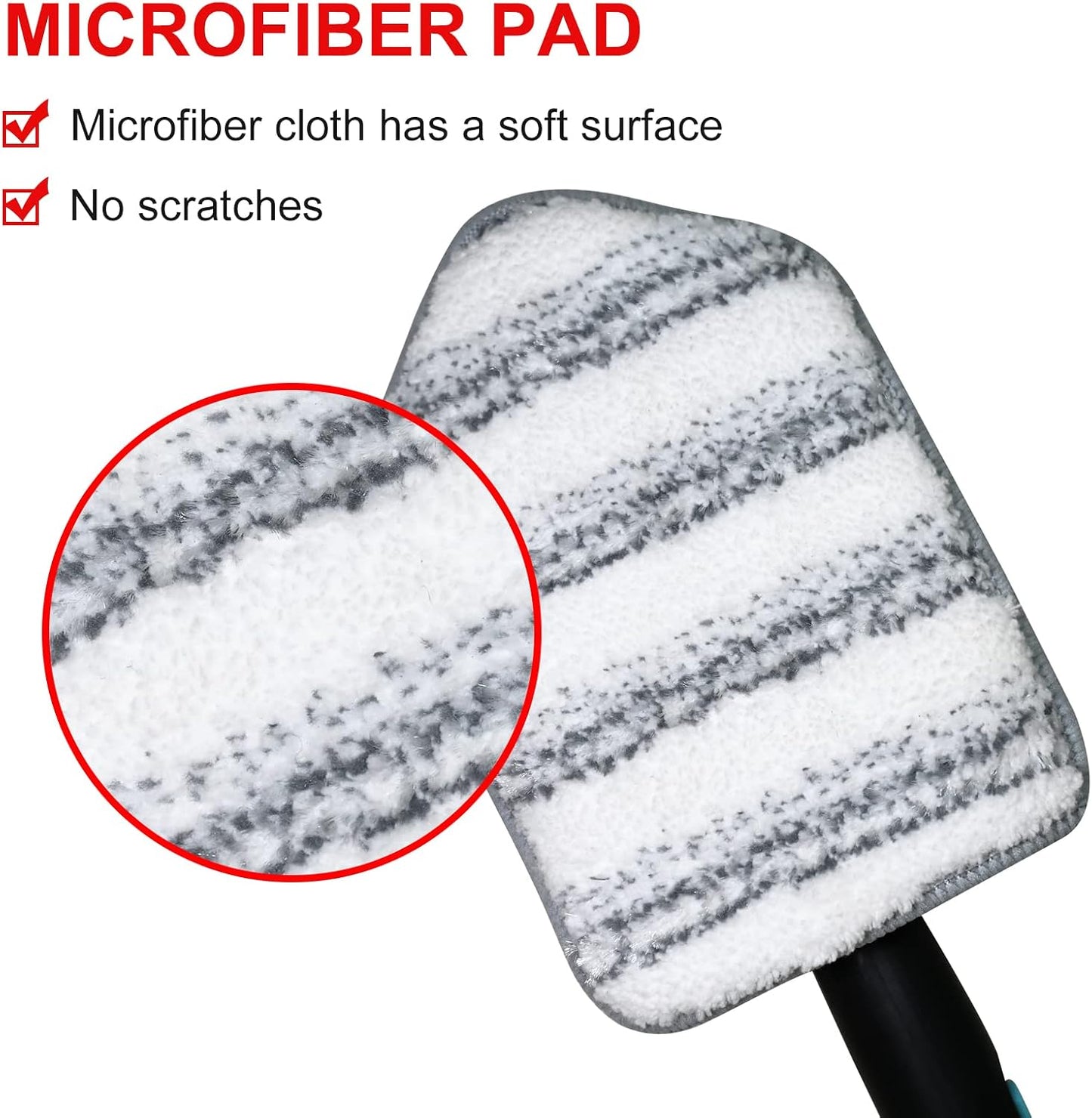 Almohadilla cepillo azulejos baño microfibra
