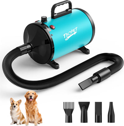 Secador pelo perros 3800W 4 boquillas ajustable