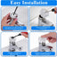 Kit 2 Manillas Grifería Acrílico Transp. para Doble Manilla