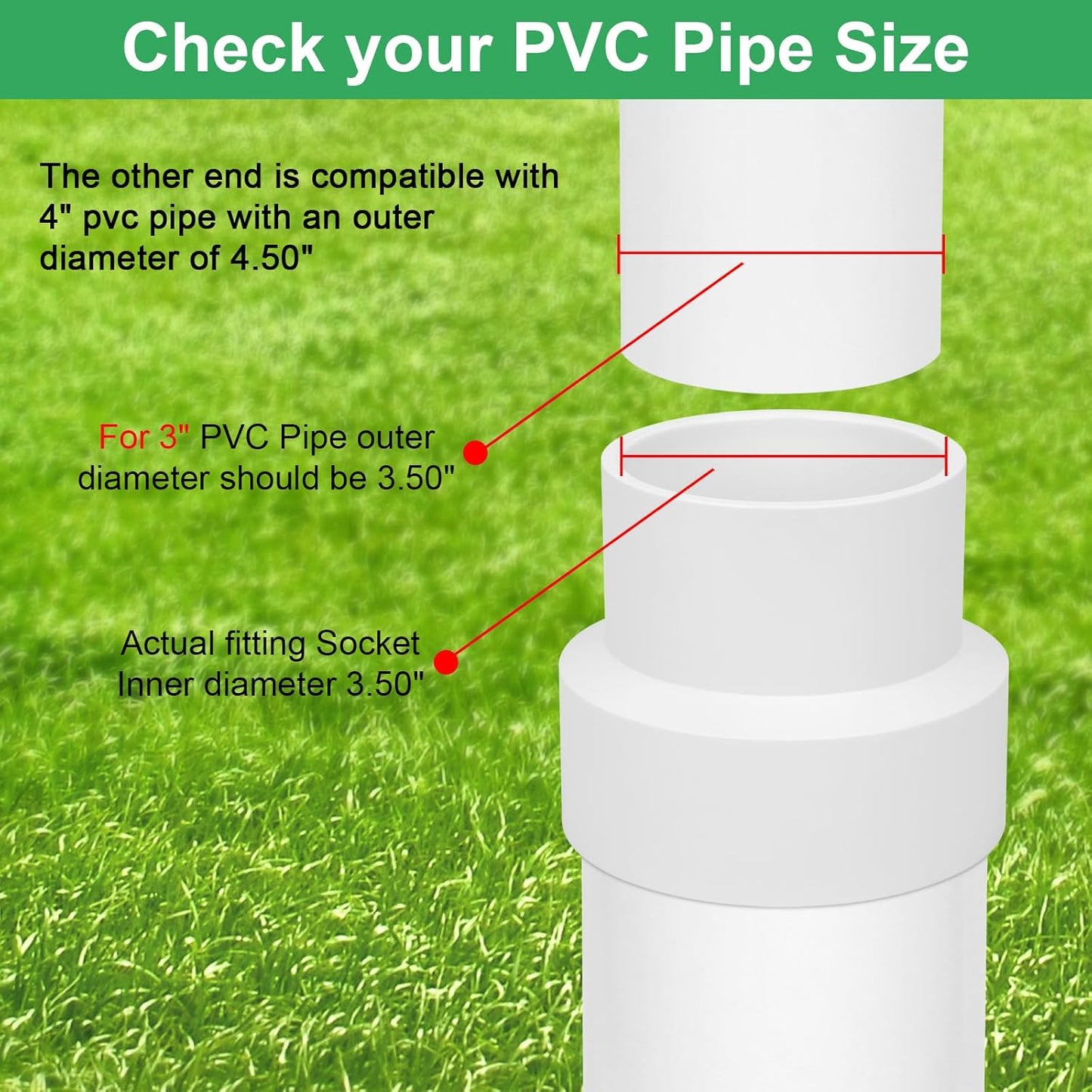 Reductor acoplamiento PVC 4x3" schedule 40 fontanería