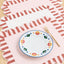 Set 4 servilletas doble cara estampado con volados