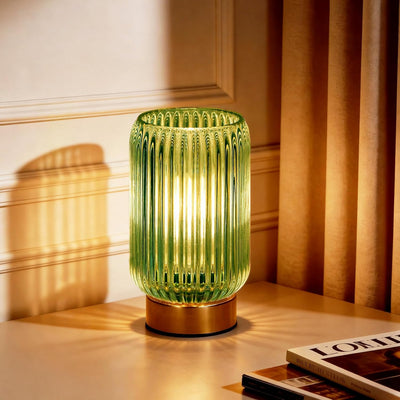 Lámpara inalámbrica LED con temporizador pantalla cristal verde