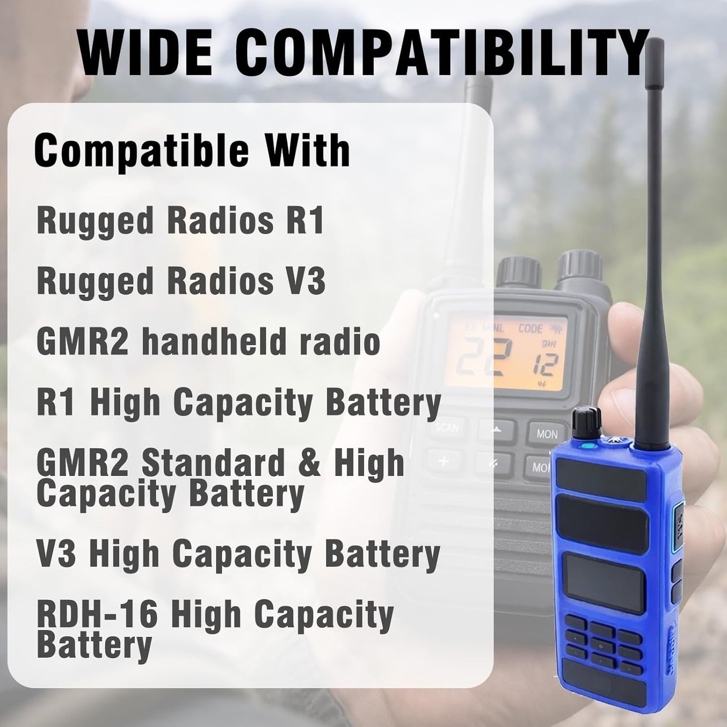 Cable carga USB comp para radios GMR2 R1 RH5R