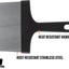Rascador plancha acero inox mango largo multiusos
